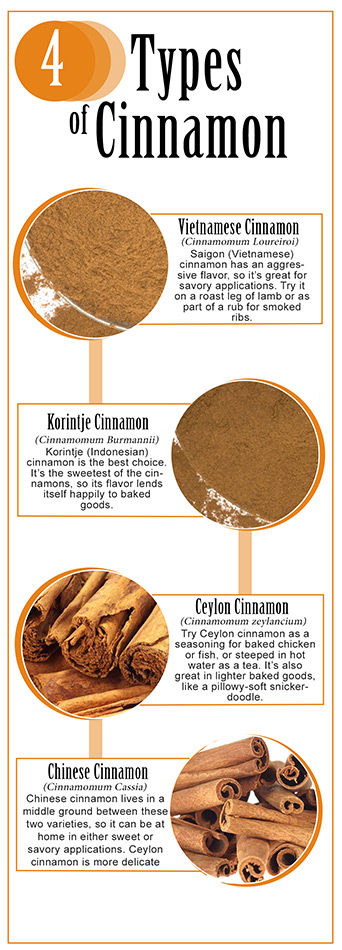 4 Types of Cinnamon